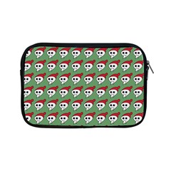 Comic Head Skull - Hat Red - Cartoon Skull Apple Ipad Mini Zipper Cases by DinzDas