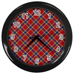 Scottish And Celtic Pattern - Braveheard Is Proud Of You Wall Clock (Black) Front