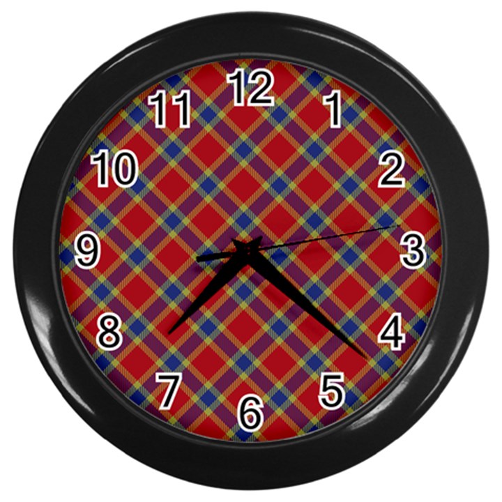 Scottish And Celtic Pattern - Braveheard Is Proud Of You Wall Clock (Black)