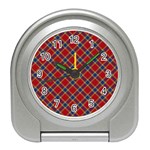 Scottish And Celtic Pattern - Braveheard Is Proud Of You Travel Alarm Clock Front