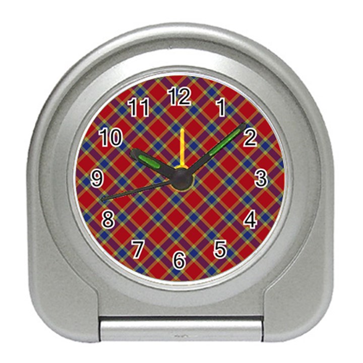 Scottish And Celtic Pattern - Braveheard Is Proud Of You Travel Alarm Clock