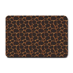 Animal Skin - Panther Or Giraffe - Africa And Savanna Small Doormat  by DinzDas