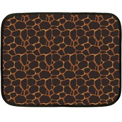 Animal Skin - Panther Or Giraffe - Africa And Savanna Fleece Blanket (mini) by DinzDas