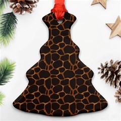 Animal Skin - Panther Or Giraffe - Africa And Savanna Ornament (christmas Tree)  by DinzDas