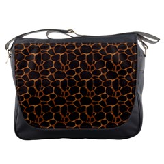 Animal Skin - Panther Or Giraffe - Africa And Savanna Messenger Bag by DinzDas