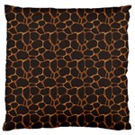 Animal Skin - Panther Or Giraffe - Africa And Savanna Large Cushion Case (Two Sides) Back