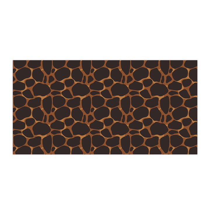 Animal Skin - Panther Or Giraffe - Africa And Savanna Satin Wrap