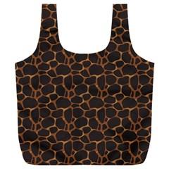 Animal Skin - Panther Or Giraffe - Africa And Savanna Full Print Recycle Bag (xxl) by DinzDas