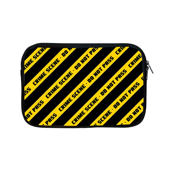 Warning Colors Yellow And Black - Police No Entrance 2 Apple iPad Mini Zipper Cases