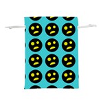 005 - Ugly Smiley With Horror Face - Scary Smiley Lightweight Drawstring Pouch (S) Front