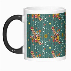 006 - Funky Oldschool 70s Wallpaper - Exploding Circles Morph Mugs by DinzDas