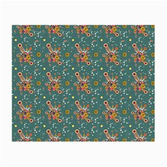 006 - Funky Oldschool 70s Wallpaper - Exploding Circles Small Glasses Cloth (2 Sides) by DinzDas