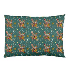 006 - Funky Oldschool 70s Wallpaper - Exploding Circles Pillow Case by DinzDas