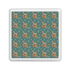 006 - Funky Oldschool 70s Wallpaper - Exploding Circles Memory Card Reader (square) by DinzDas