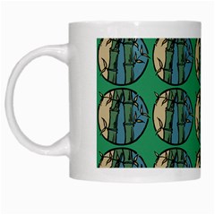 Bamboo Trees - The Asian Forest - Woods Of Asia White Mugs by DinzDas