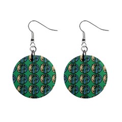 Bamboo Trees - The Asian Forest - Woods Of Asia Mini Button Earrings by DinzDas