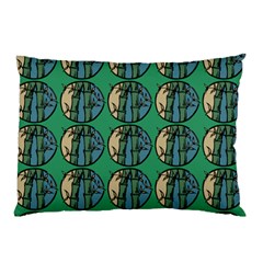 Bamboo Trees - The Asian Forest - Woods Of Asia Pillow Case by DinzDas