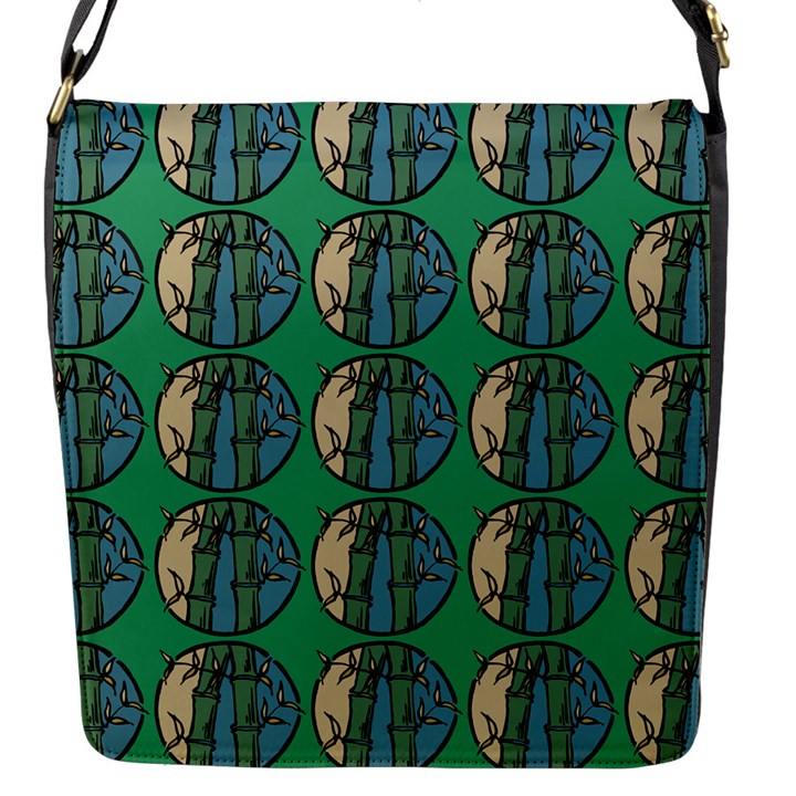 Bamboo Trees - The Asian Forest - Woods Of Asia Flap Closure Messenger Bag (S)