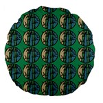 Bamboo Trees - The Asian Forest - Woods Of Asia Large 18  Premium Flano Round Cushions Front