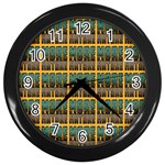 More Nature - Nature Is Important For Humans - Save Nature Wall Clock (Black) Front