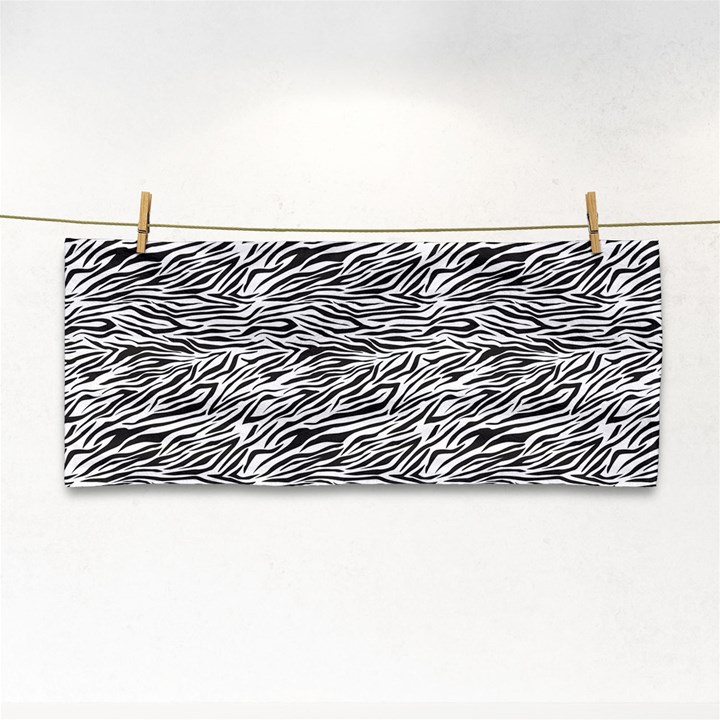 Zebra Pattern - Zebras And Horses - African Animals Hand Towel