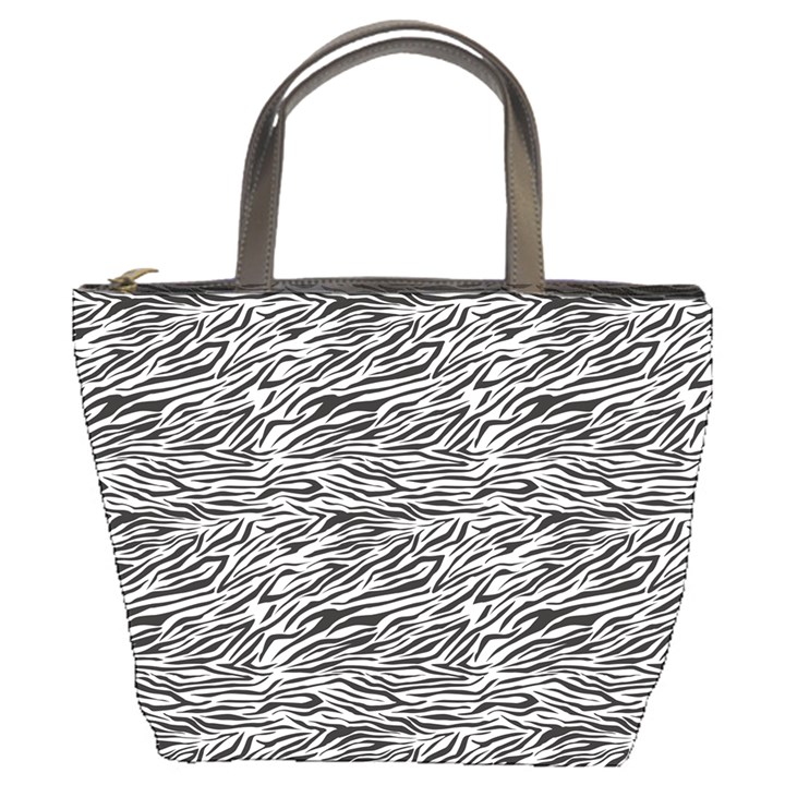 Zebra Pattern - Zebras And Horses - African Animals Bucket Bag