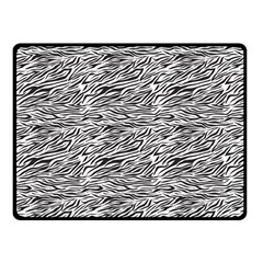 Zebra Pattern - Zebras And Horses - African Animals Double Sided Fleece Blanket (small)  by DinzDas