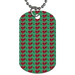 Evil Heart Graffiti Pattern Dog Tag (Two Sides) Back