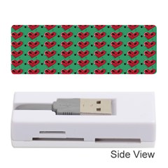 Evil Heart Graffiti Pattern Memory Card Reader (stick) by DinzDas