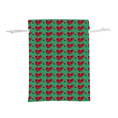 Evil Heart Graffiti Pattern Lightweight Drawstring Pouch (s) by DinzDas