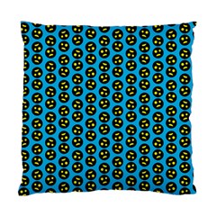 0059 Comic Head Bothered Smiley Pattern Standard Cushion Case (two Sides) by DinzDas