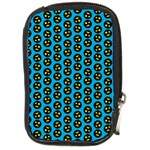 0059 Comic Head Bothered Smiley Pattern Compact Camera Leather Case Front