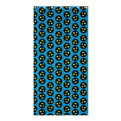 0059 Comic Head Bothered Smiley Pattern Shower Curtain 36  X 72  (stall)  by DinzDas