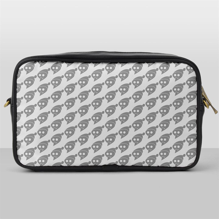 Comic Head Skull Hat Pattern 2 Toiletries Bag (One Side)