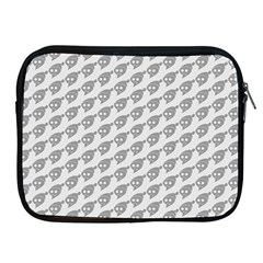 Comic Head Skull Hat Pattern 2 Apple Ipad 2/3/4 Zipper Cases by DinzDas