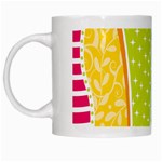 abstract lines White Mugs Left