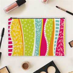 Abstract Lines Cosmetic Bag (large)