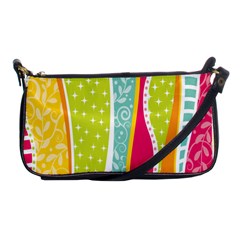 Abstract Lines Shoulder Clutch Bag by designsbymallika