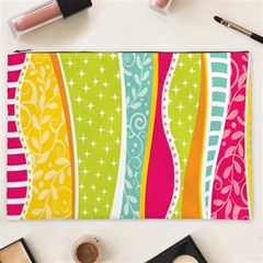 Abstract Lines Cosmetic Bag (xxl)