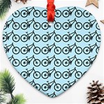 Mountain Bike - Mtb - Hardtail And Dirt Jump Ornament (Heart) Front