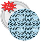 Mountain Bike - Mtb - Hardtail And Dirt Jump 3  Buttons (10 pack)  Front