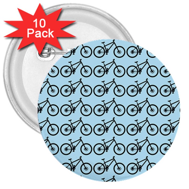 Mountain Bike - Mtb - Hardtail And Dirt Jump 3  Buttons (10 pack) 