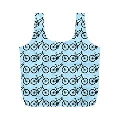 Mountain Bike - Mtb - Hardtail And Dirt Jump Full Print Recycle Bag (m) by DinzDas