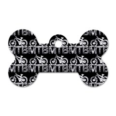 Mountain Bike - Mtb - Hardtail And Dirt Jump 2 Dog Tag Bone (two Sides) by DinzDas