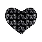 Mountain Bike - Mtb - Hardtail And Dirt Jump 2 Standard 16  Premium Heart Shape Cushions Front