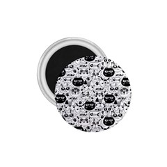 Cute Cat Faces Pattern 1 75  Magnets by TastefulDesigns