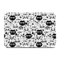 Cute Cat Faces Pattern Plate Mats by TastefulDesigns