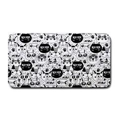 Cute Cat Faces Pattern Medium Bar Mats by TastefulDesigns