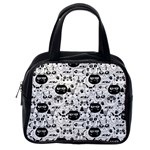 Cute Cat Faces Pattern Classic Handbag (One Side) Front