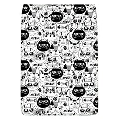 Cute Cat Faces Pattern Removable Flap Cover (l) by TastefulDesigns